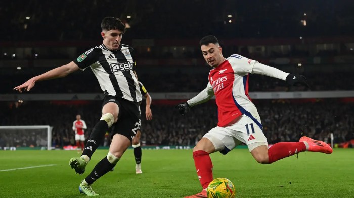 Prediksi Carabao Cup Newcastle United vs Arsenal: Serangan